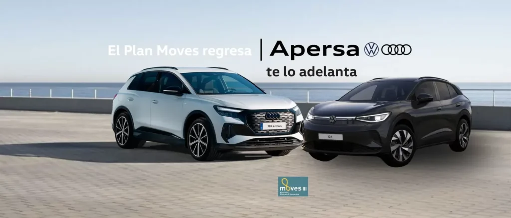 Audi Q4 e-tron y Volkswagen ID.4 acogidos al Plan MOVES en Apersa Ourense