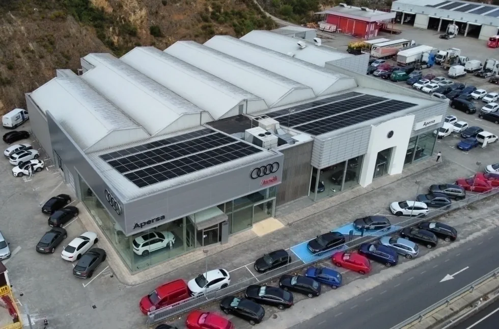 Instalación solar fotovoltaica de autoconsumo en las instalaciones de Apersa en Ourense, subvencionada por INEGA